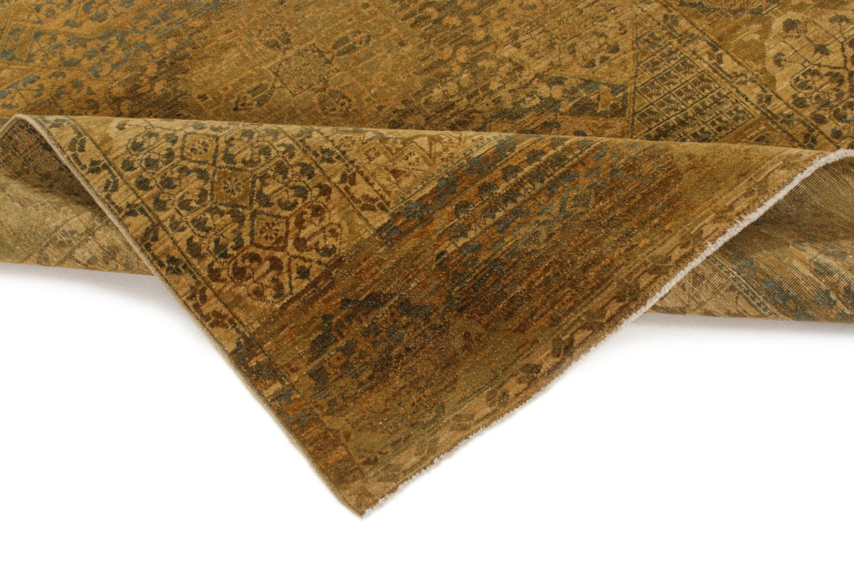 4x10 Green Turkish Traditional Rug