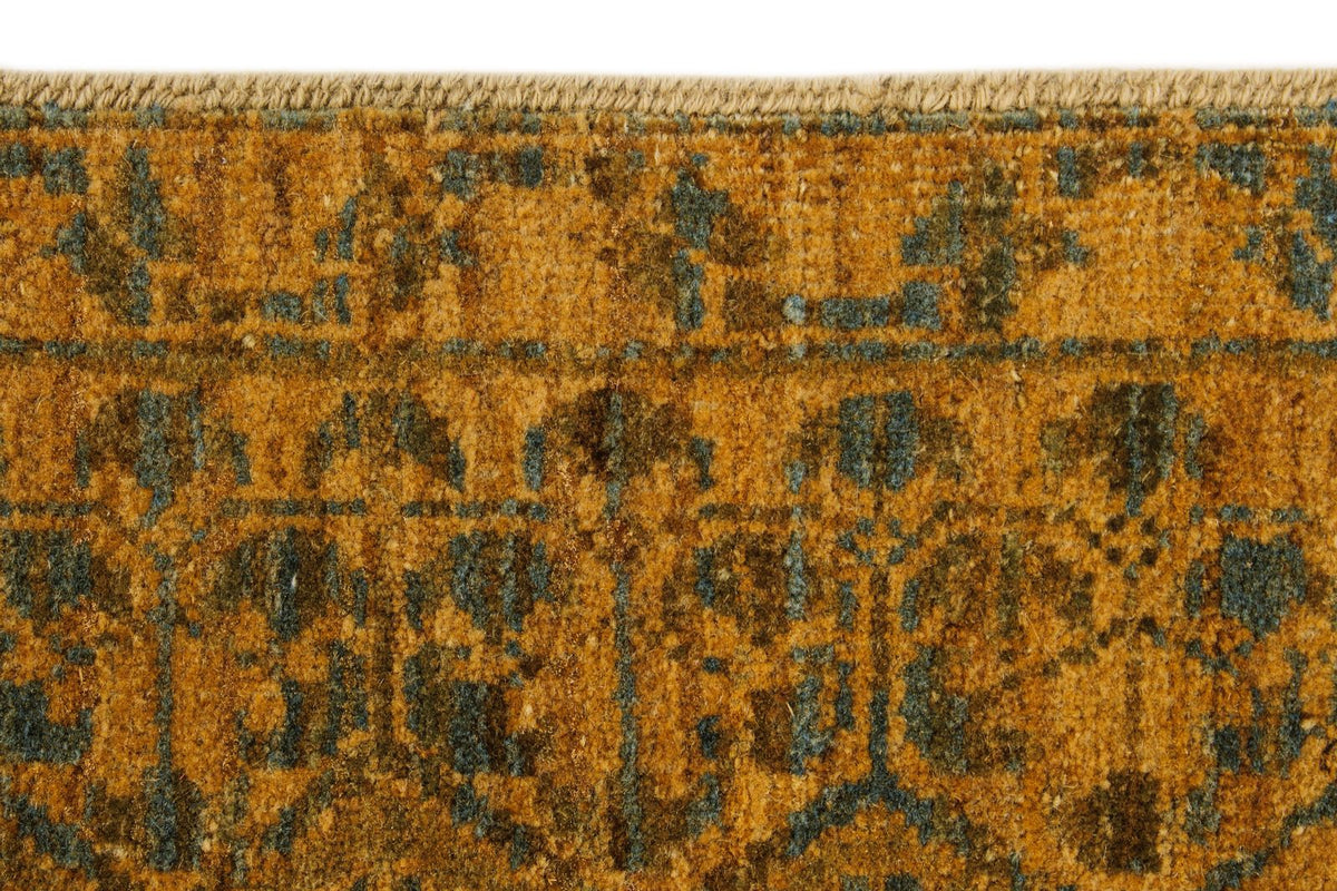 4x10 Green Turkish Traditional Rug