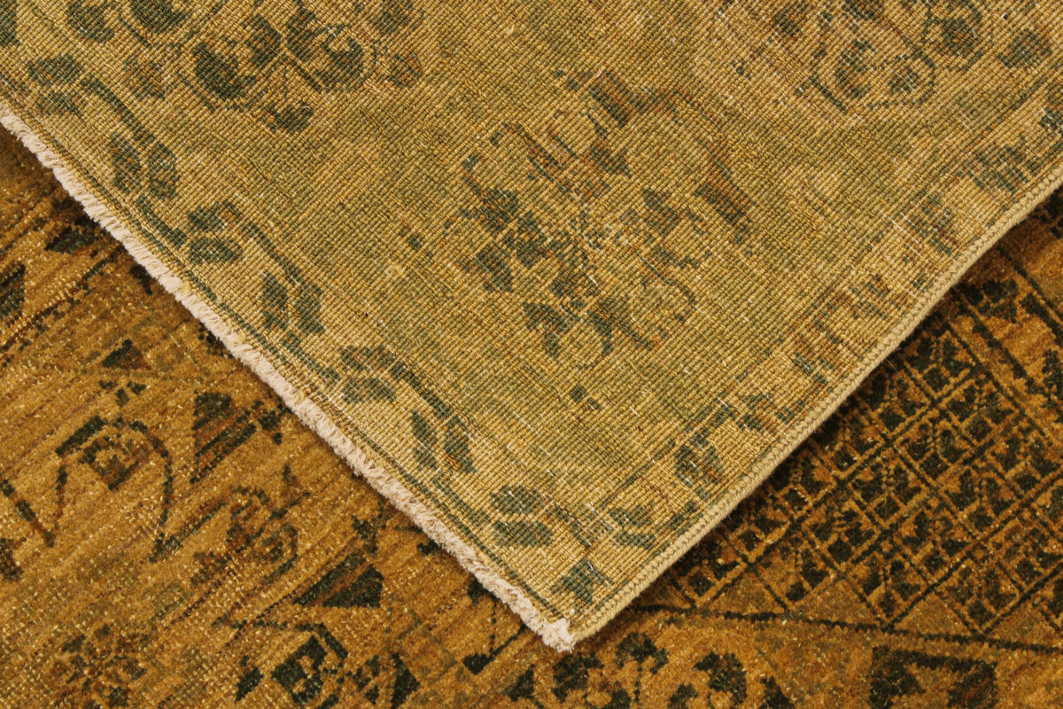 4x10 Green Turkish Traditional Rug