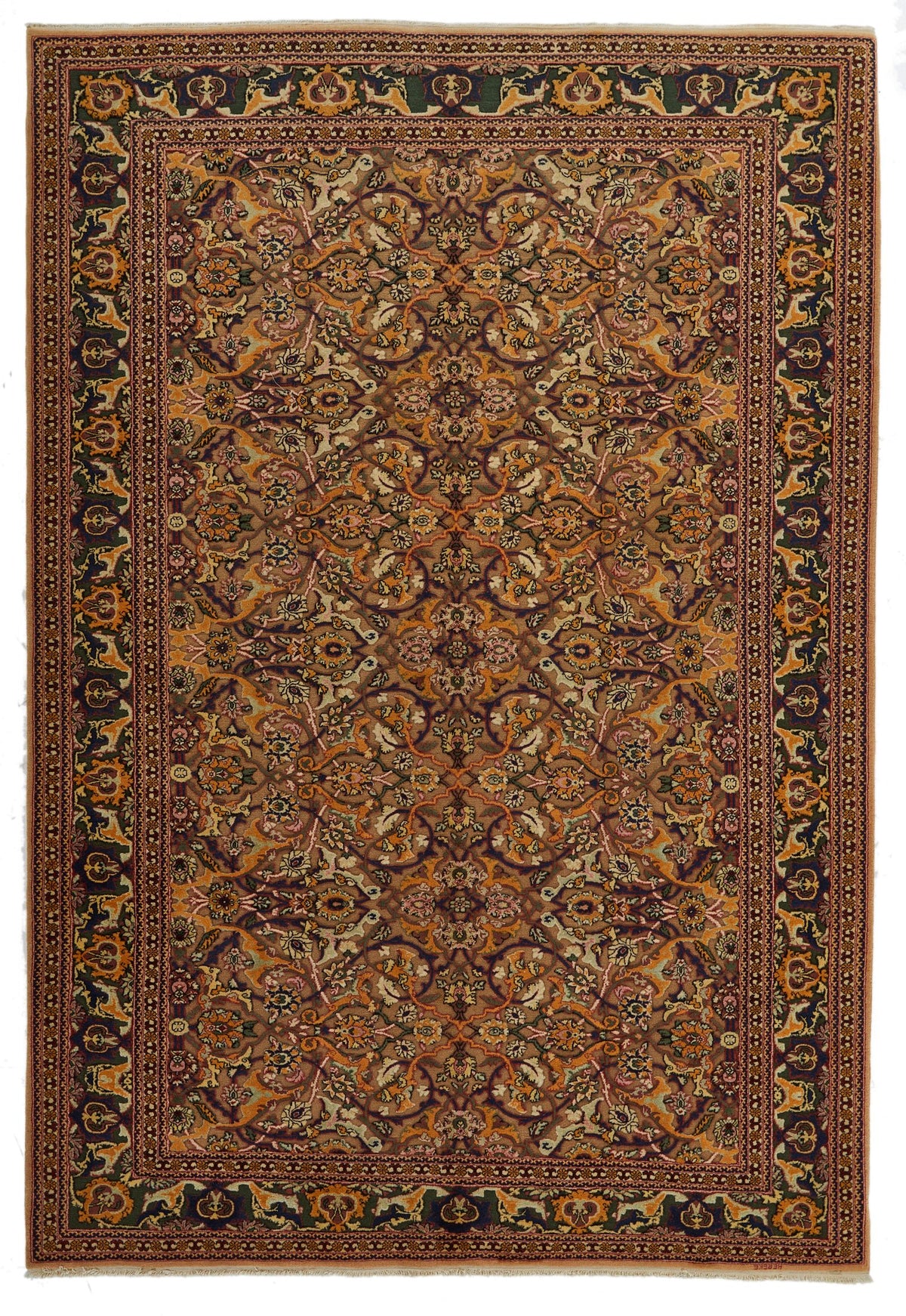 7x10 Multicolor Turkish Silk Rug