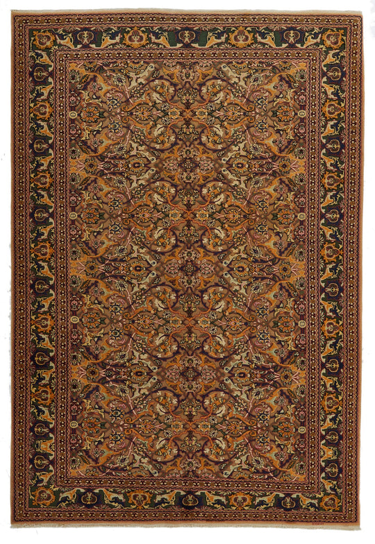 7x10 Multicolor Turkish Silk Rug