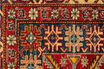 6x8 Red and Beige Kazak Tribal Rug