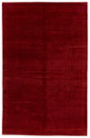 7x10 Red Modern Contemporary Rug
