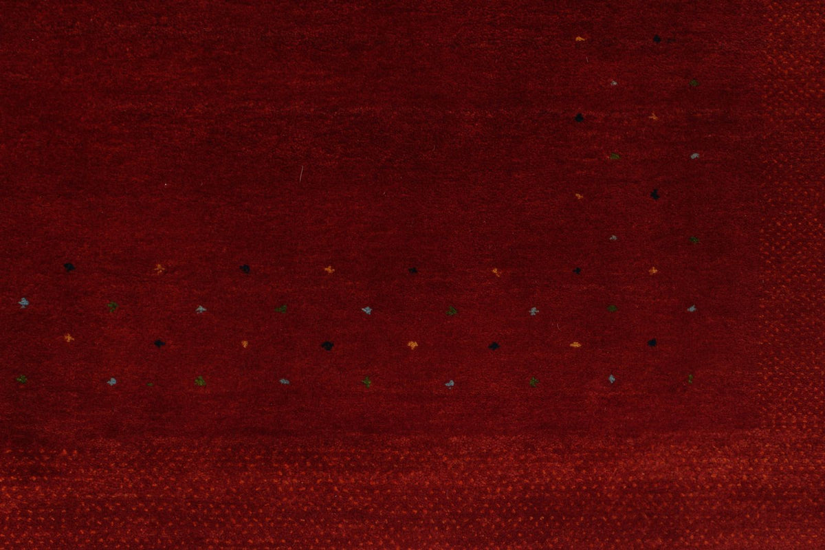 7x10 Red Modern Contemporary Rug