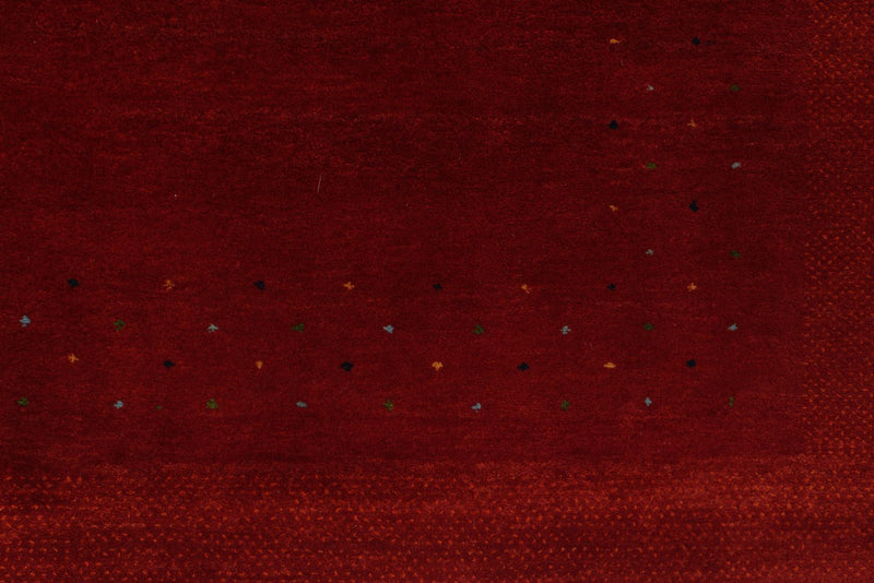 7x10 Red Modern Contemporary Rug