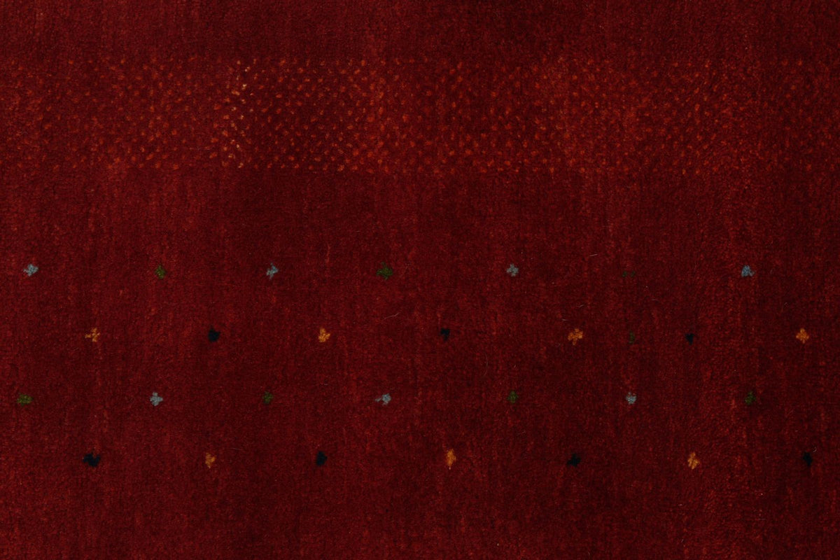 7x10 Red Modern Contemporary Rug