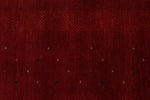 7x10 Red Modern Contemporary Rug