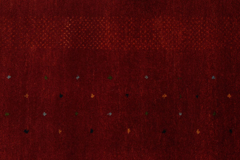 7x10 Red Modern Contemporary Rug