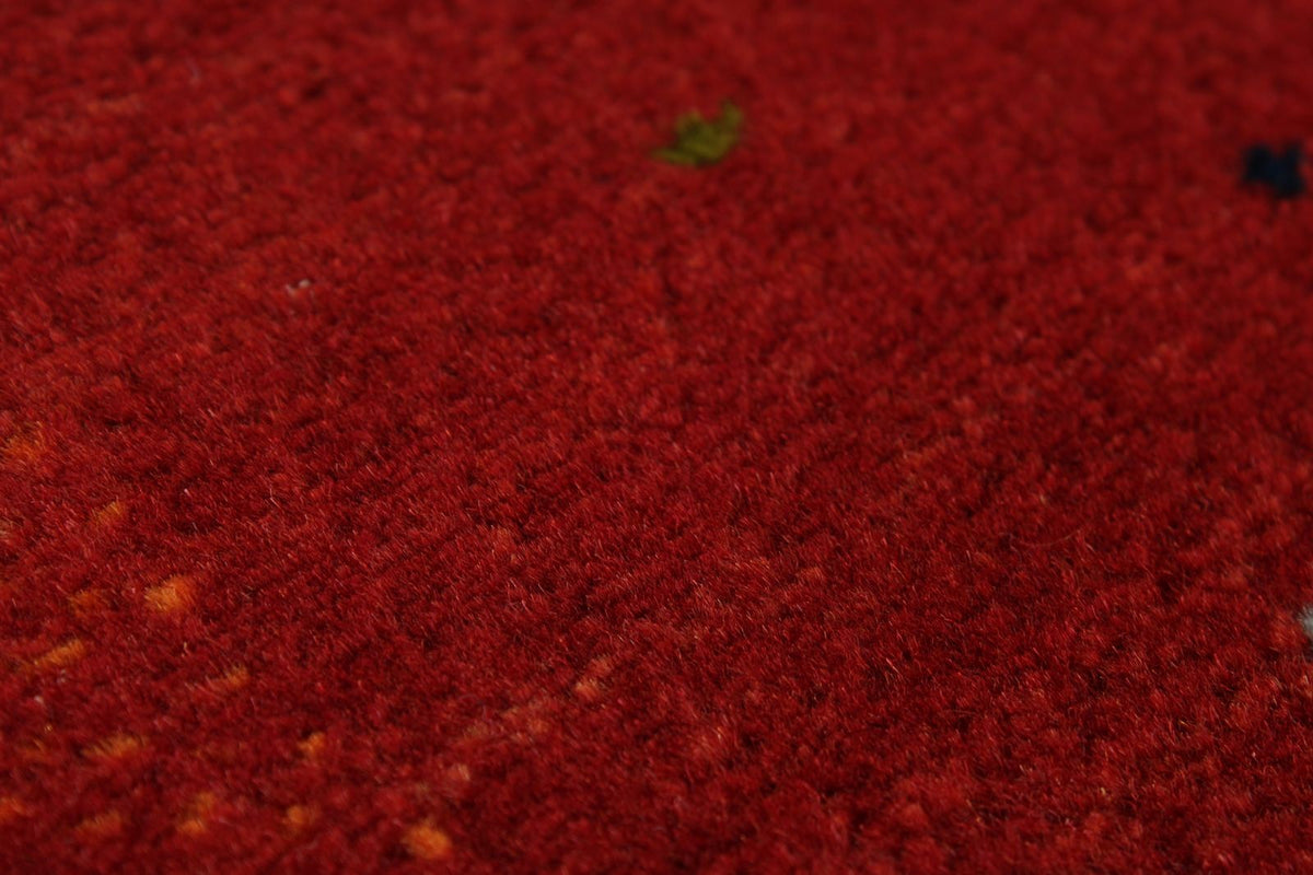 7x10 Red Modern Contemporary Rug