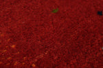 7x10 Red Modern Contemporary Rug
