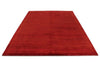 7x10 Red Modern Contemporary Rug