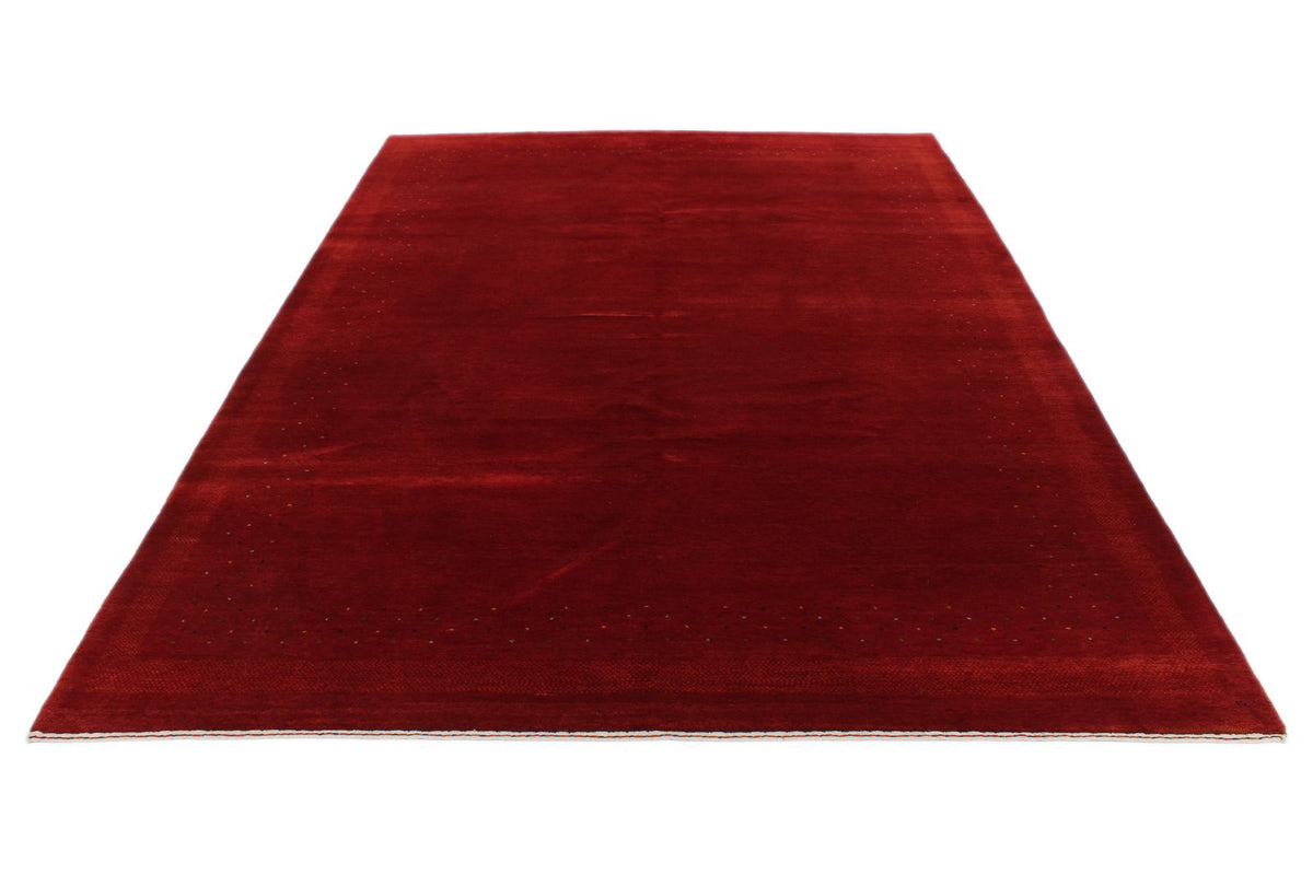 7x10 Red Modern Contemporary Rug