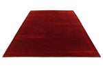 7x10 Red Modern Contemporary Rug