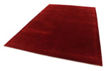 7x10 Red Modern Contemporary Rug