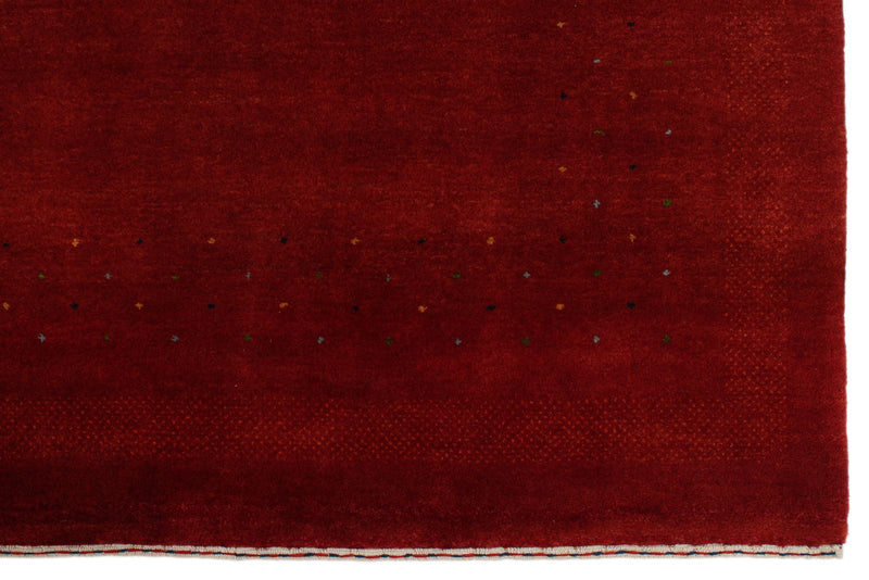 7x10 Red Modern Contemporary Rug