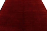7x10 Red Modern Contemporary Rug