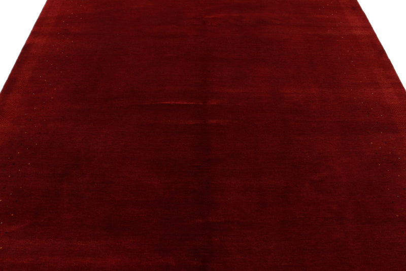 7x10 Red Modern Contemporary Rug