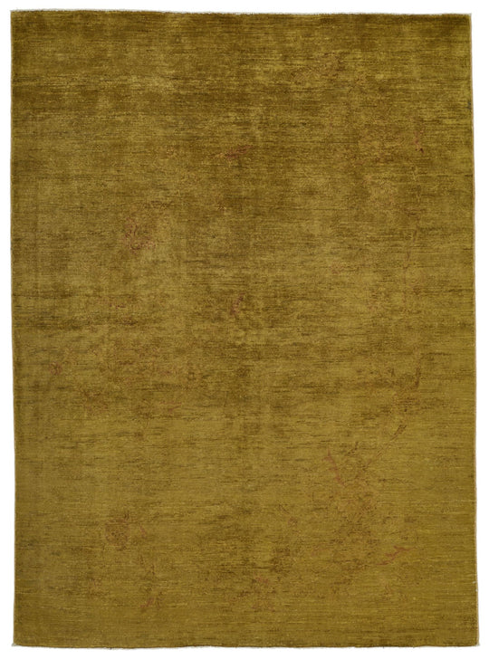 5x7 Green Modern Contemporary Rug