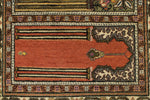 3x6 Multicolor and Ivory Turkish Traditional Rug