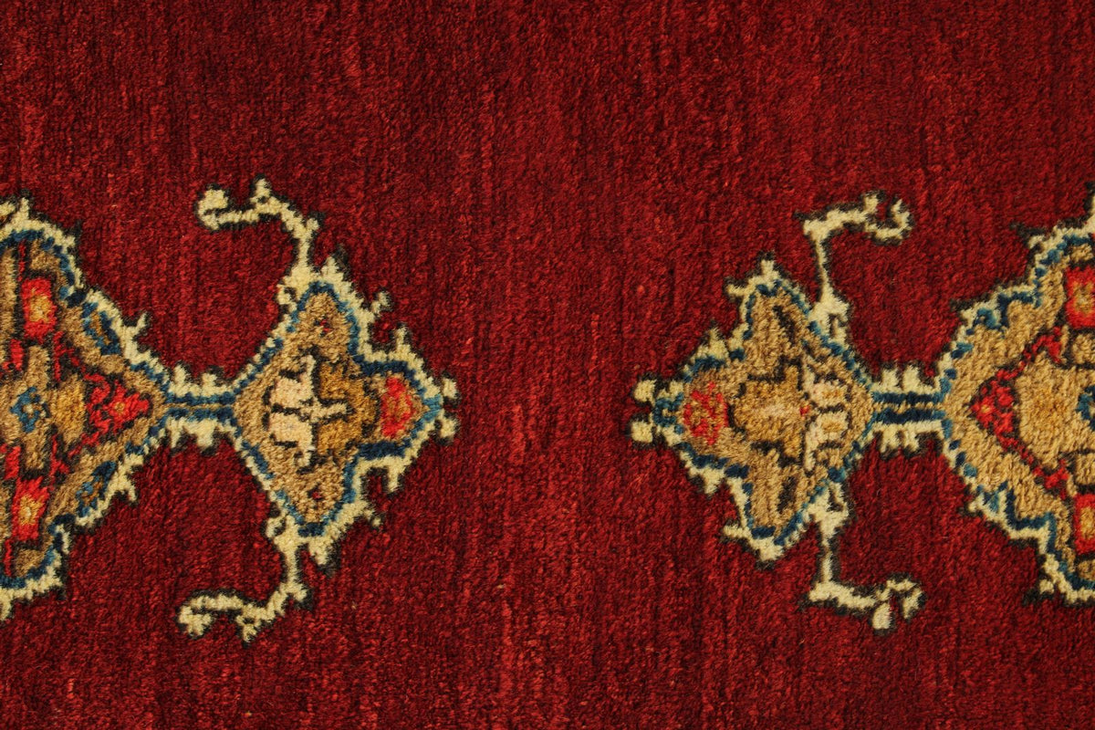 4x10 Red and Gold Turkish Tribal Runner