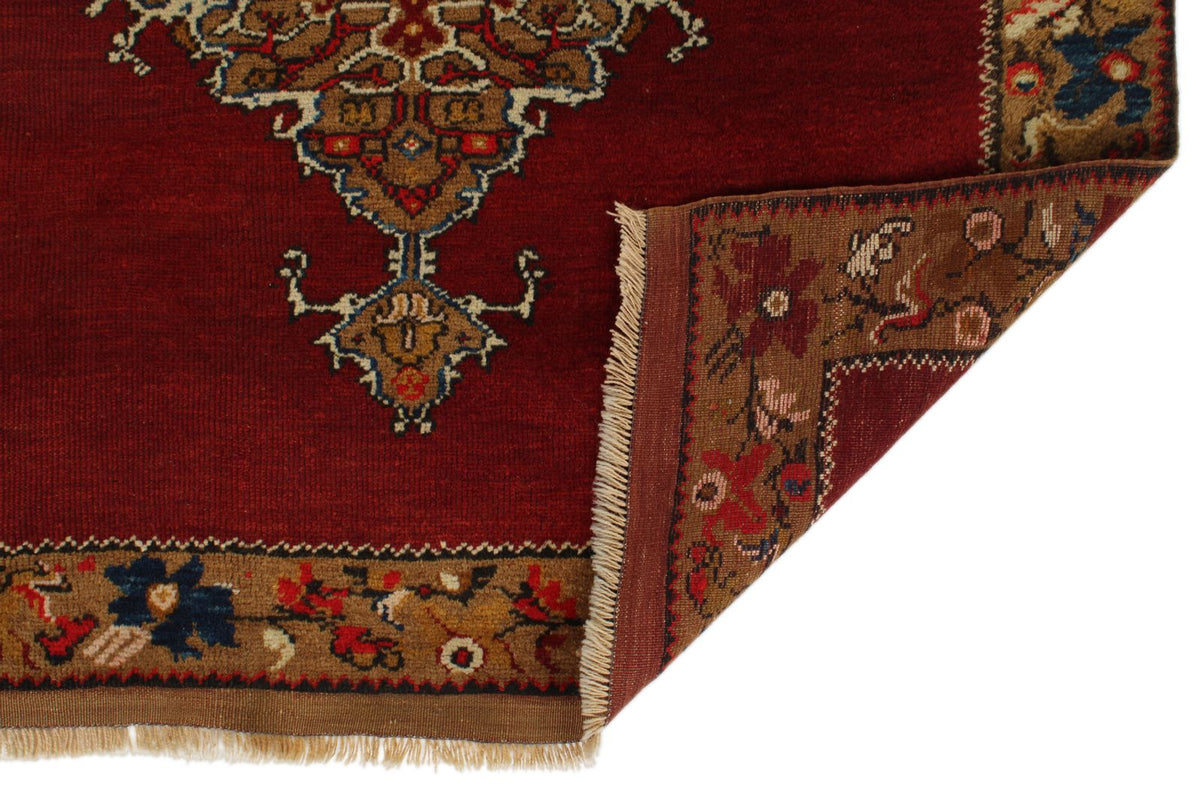 4x10 Red and Gold Turkish Tribal Runner