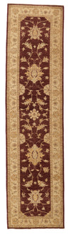 3x10 Brown and Ivory Turkish Traditional Runner