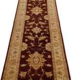 3x10 Brown and Ivory Turkish Traditional Runner