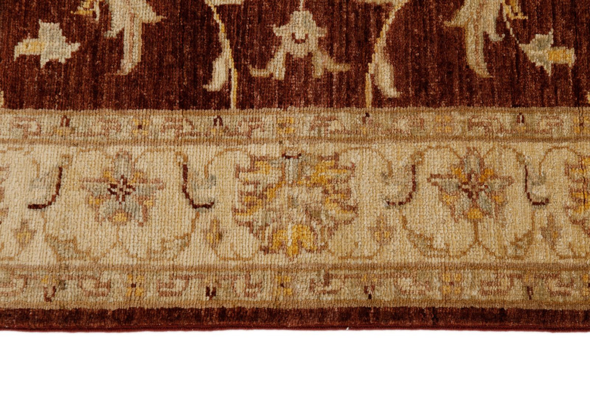 3x10 Brown and Ivory Turkish Traditional Runner