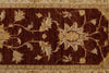 3x10 Brown and Ivory Turkish Traditional Runner