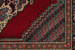 3x5 Red and Navy Turkish Traditional Rug