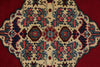 3x5 Red and Navy Turkish Traditional Rug
