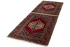 3x5 Red and Navy Turkish Traditional Rug