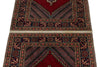 3x5 Red and Navy Turkish Traditional Rug