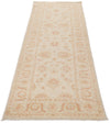 3x8 Ivory Turkish Oushak Runner