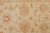 3x8 Ivory Turkish Oushak Runner