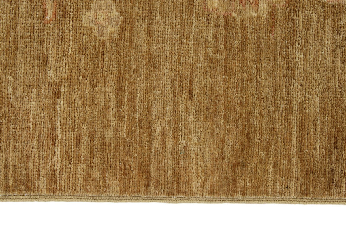 3x9 Brown and Pink Modern Contemporary Runner