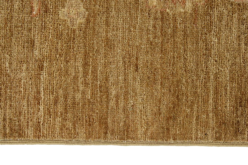 3x9 Brown and Pink Modern Contemporary Runner