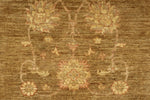 3x9 Brown and Pink Modern Contemporary Runner