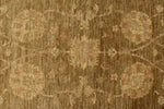 3x9 Brown and Pink Modern Contemporary Runner