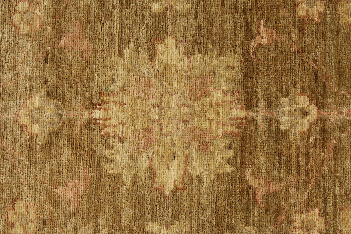 3x9 Brown and Pink Modern Contemporary Runner