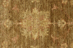 3x9 Brown and Pink Modern Contemporary Runner