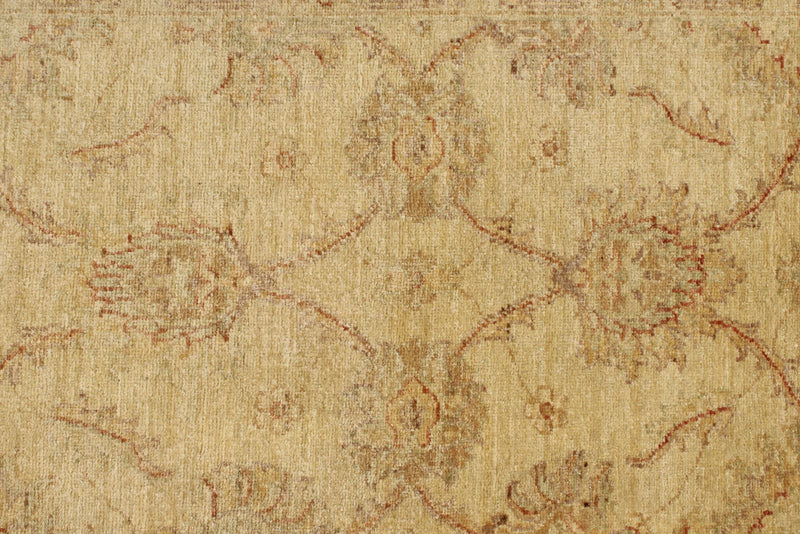 2x8 Ivory Turkish Oushak Runner