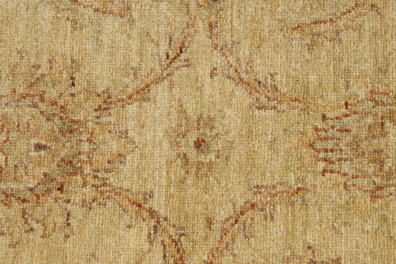2x8 Ivory Turkish Oushak Runner