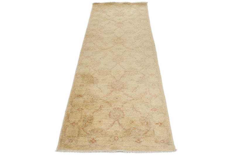 2x8 Ivory Turkish Oushak Runner
