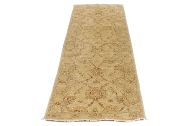 2x8 Ivory Turkish Oushak Runner