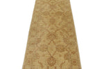 2x8 Ivory Turkish Oushak Runner