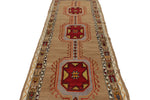 4x13 Brown and Red Turkish Tribal Runner