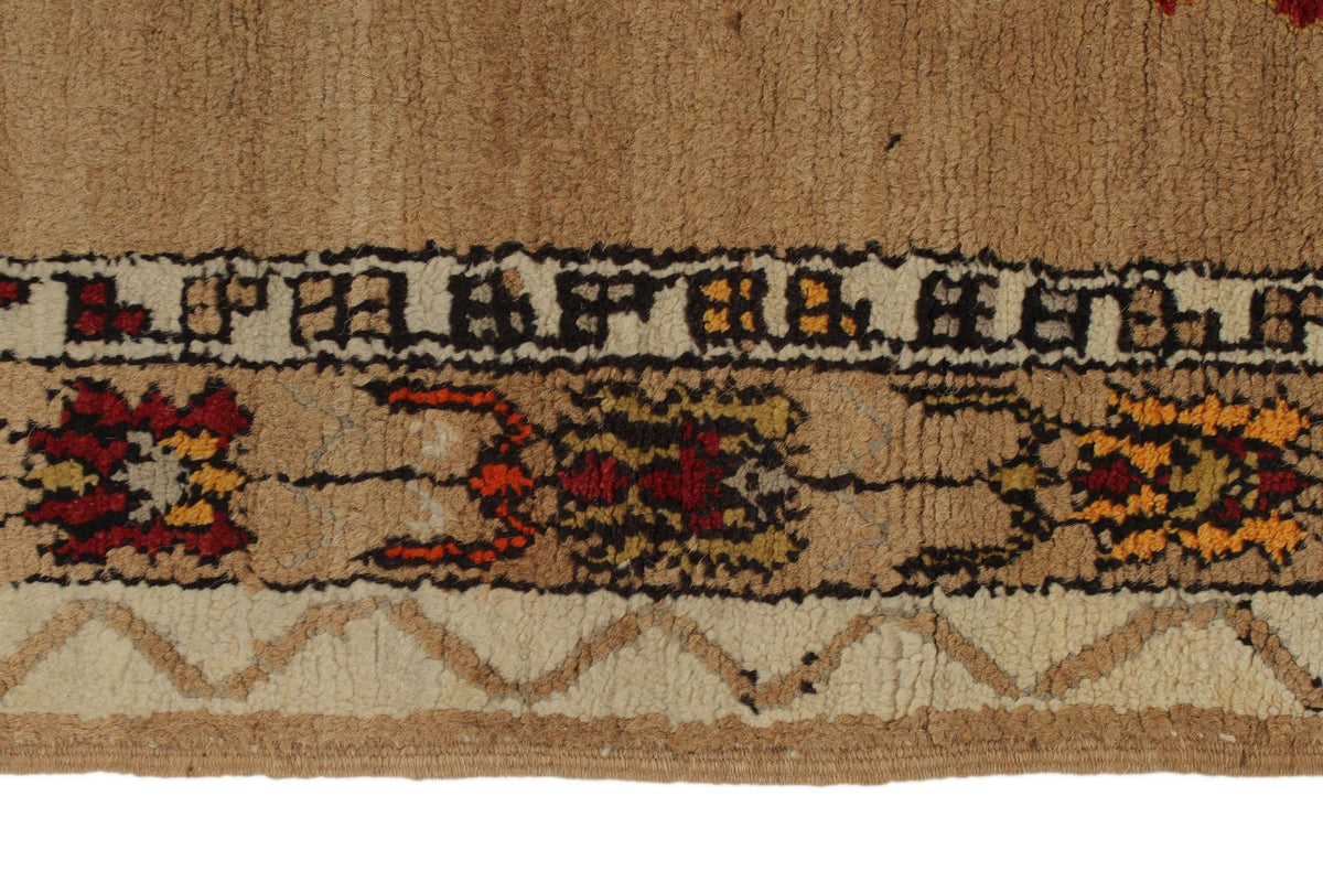 4x13 Brown and Red Turkish Tribal Runner
