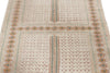 4x6 Ivory and Ivory Anatolian Tribal Rug