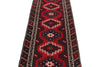3x10 Red and Navy Anatolian Tribal Runner